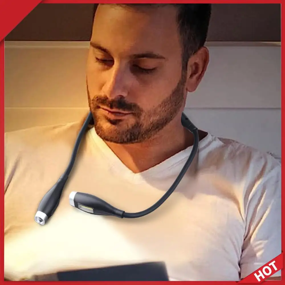 Светодиодный светильник для чтения на шее, регулируемая яркость, светодиодный ночник, перезаряжаемый, для бега, прогулок, вязания, кемпинга
Светодиодный светильник для чтения на шее, регулируемая яркость, светодиодный ночник, перезаряжаемый, для бега, прогулок, вязания, кемпинга