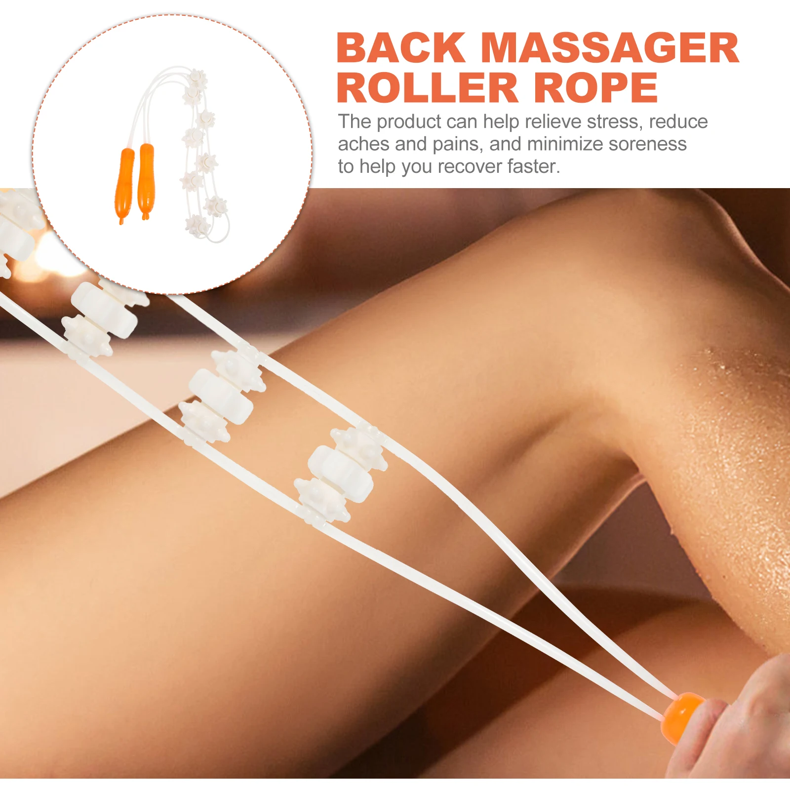 Scroll Wheel Pull Back Strip Massage Roller Massager Silica Gel Trigger Point Tool
Scroll Wheel Pull Back Strip Massage Roller Massager Silica Gel Trigger Point Tool