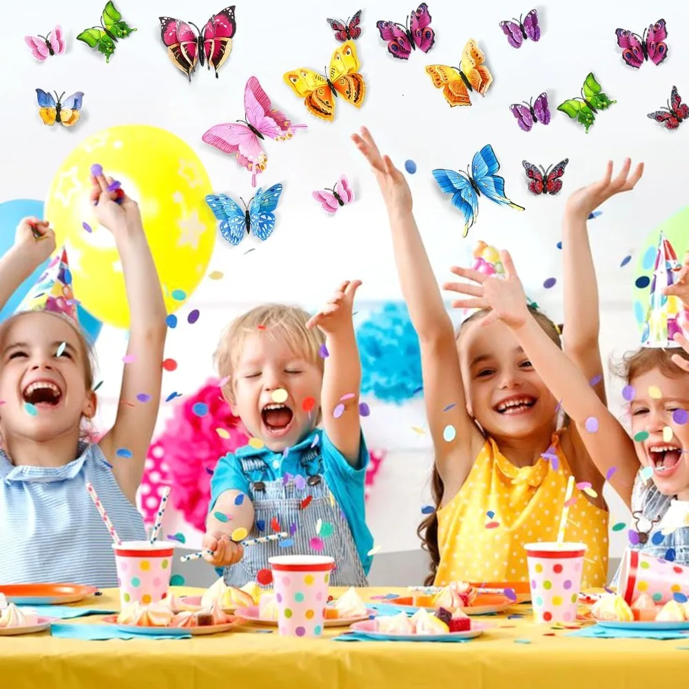 US Shipping 3D Butterfly Wall Decor 24 Pcs Double Layer Butterfly Decorations for Party Home Room Locker Refrigerator Decal
US Shipping 3D Butterfly Wall Decor 24 Pcs Double Layer Butterfly Decorations for Party Home Room Locker Refrigerator Decal