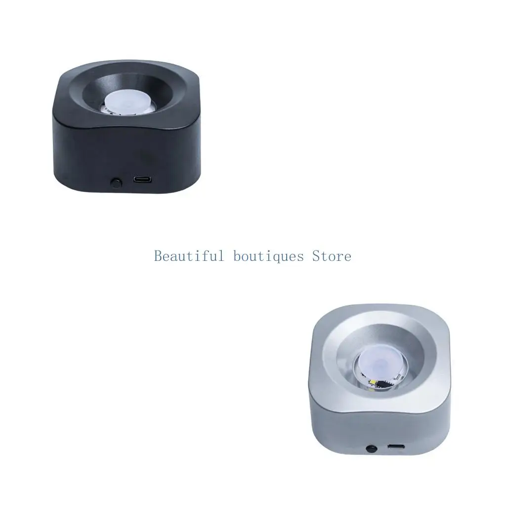 U4LF Portable ABS Crystals Light Base for Jewelry Exhibits Featuring Touch Sensitive Dimmable LED and Low Temperature Safety
U4LF Portable ABS Crystals Light Base for Jewelry Exhibits Featuring Touch Sensitive Dimmable LED and Low Temperature Safety