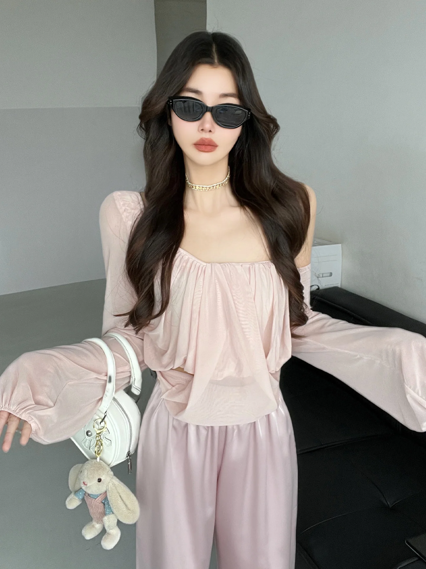 Sexy American Girl Me oulder T-irt Women's Spring Summer ort Waist Exposure Design High Sensation Net irt Lace Top
Sexy American Girl Me oulder T-irt Women's Spring Summer ort Waist Exposure Design High Sensation Net irt Lace Top