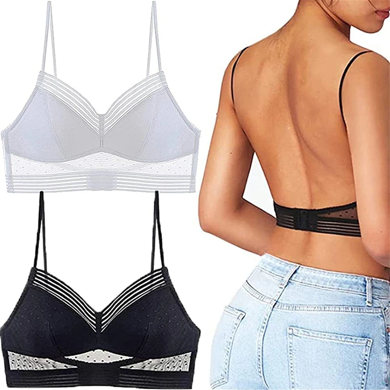 Women's Push Up Backless Bra Breathable Invisible Low Back Bras Seamless Underwear Full Coverage Brassiere U-Back Shaped Briefs
Women's Push Up Backless Bra Breathable Invisible Low Back Bras Seamless Underwear Full Coverage Brassiere U-Back Shaped Briefs