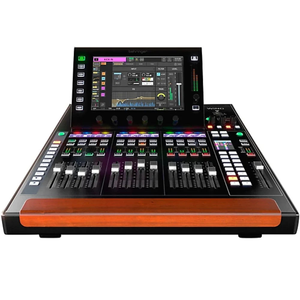 Behringer WING Compact 48-channel Digital Mixer with Touchscreen, USB Audio Interface, 24 Midas Preamps and 16 FX Processors
Behringer WING Compact 48-channel Digital Mixer with Touchscreen, USB Audio Interface, 24 Midas Preamps and 16 FX Processors