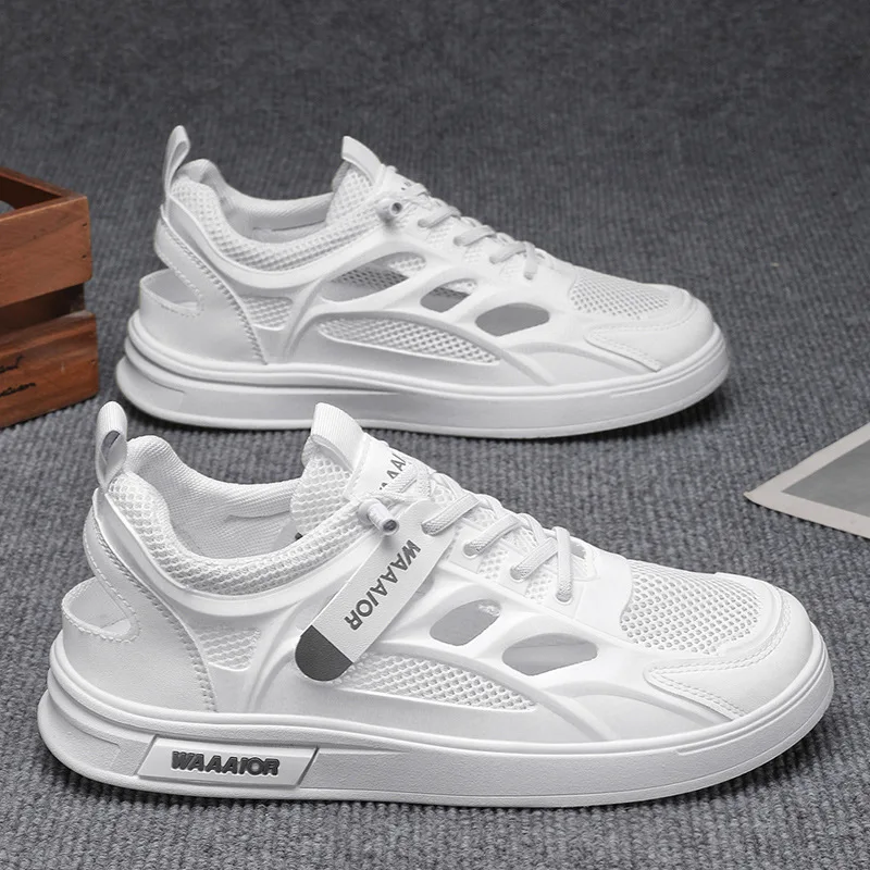 New breathable and perforated men's shoes for summer, trendy and versatile white sneakers, mesh shoes, casual sneakers and trend
New breathable and perforated men's shoes for summer, trendy and versatile white sneakers, mesh shoes, casual sneakers and trend