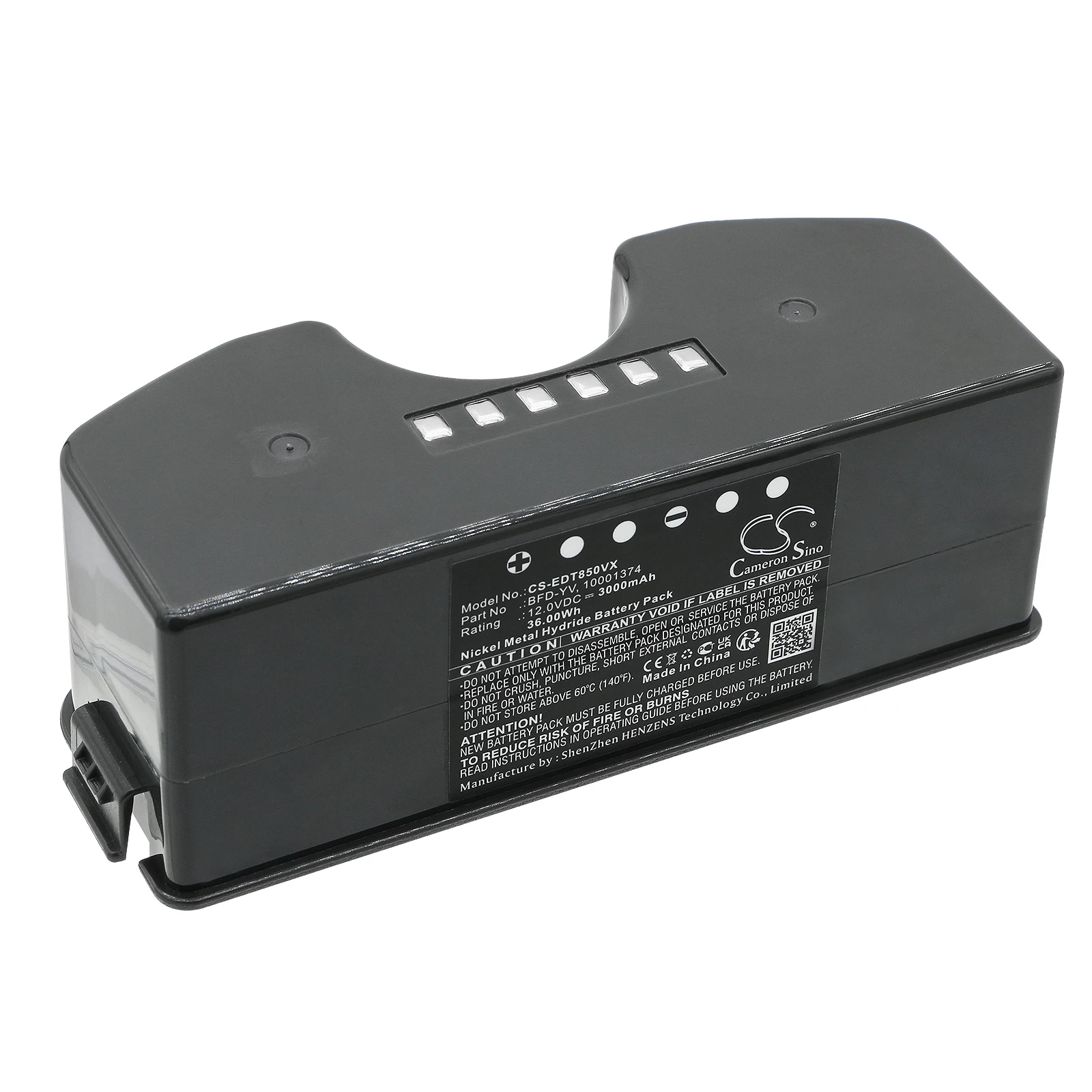Ni-MH Vacuum Battery for Ecovacs, 12.0V, 3000mAh, Compatible Models: Deebot DT83, Deebot M81, Deebot M81 Pro, DM81, DN650
Ni-MH Vacuum Battery for Ecovacs, 12.0V, 3000mAh, Compatible Models: Deebot DT83, Deebot M81, Deebot M81 Pro, DM81, DN650