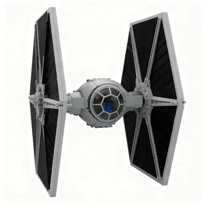 NEW 608PCS Star Battle Movie MOC TIED Infuriator Space Fighter Model DIY Creative Ideas Child Toy Assembly Puzzle Birthday Gift
NEW 608PCS Star Battle Movie MOC TIED Infuriator Space Fighter Model DIY Creative Ideas Child Toy Assembly Puzzle Birthday Gift