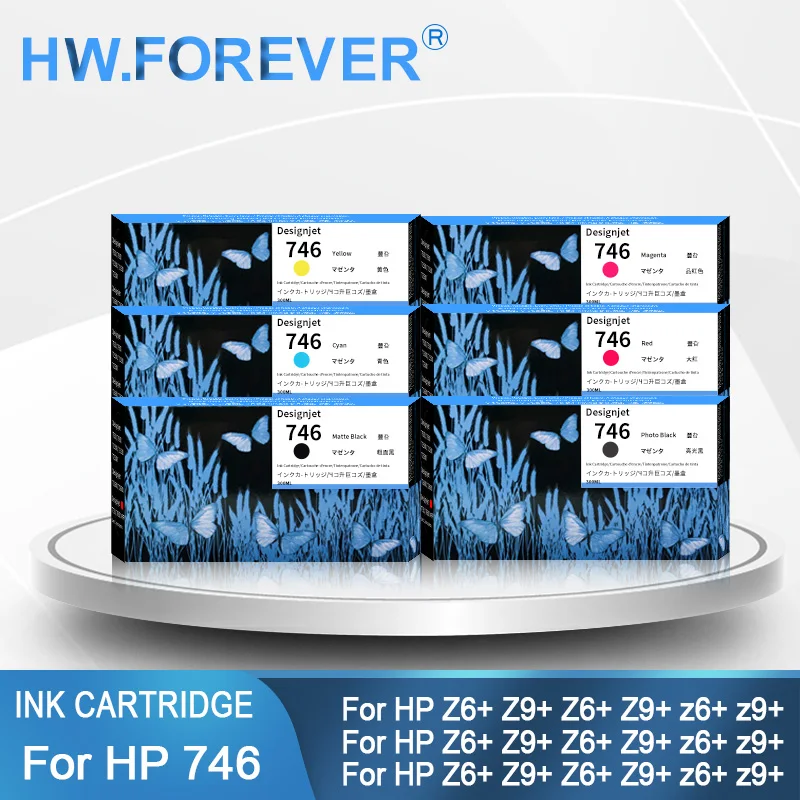 1 Set For HP 746 Compatible Ink Cartridge 300ML For HP 746 746XL DesignJet Z6 & Z9+ Printers With Pigment Chip Ink Cartridge
1 Set For HP 746 Compatible Ink Cartridge 300ML For HP 746 746XL DesignJet Z6 & Z9+ Printers With Pigment Chip Ink Cartridge