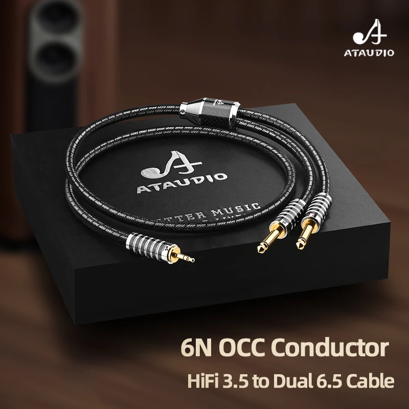 HiFi 3,5-двойной кабель 6,35 Высококачественный посеребренный аудиокабель TRS 3,5 мм с двойным Y-образным разветвителем 6,35 мм для микшерной консоли усилителя
HiFi 3,5-двойной кабель 6,35 Высококачественный посеребренный аудиокабель TRS 3,5 мм с двойным Y-образным разветвителем 6,35 мм для микшерной консоли усилителя