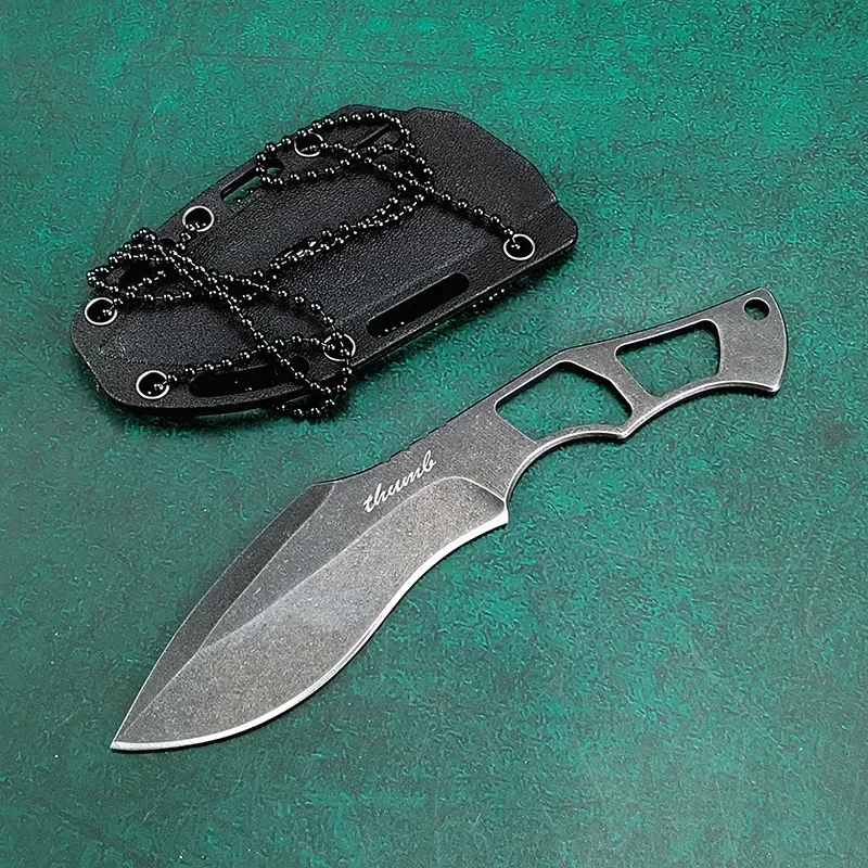 Тактический фиксированный нож с цепочкой на шею 440C, лезвие из нержавеющей стали, ножи для самообороны, уличный тактический инструмент для выживания, EDC
Тактический фиксированный нож с цепочкой на шею 440C, лезвие из нержавеющей стали, ножи для самообороны, уличный тактический инструмент для выживания, EDC