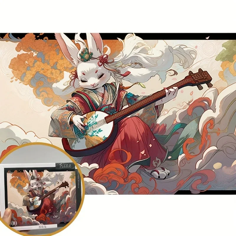 1000pcs MINI Plastic Puzzle Dunhuang Rabbit 38x26cm Famous Painting Home Decor Gift for Art Lovers/Parents Mindfulness Activity
1000pcs MINI Plastic Puzzle Dunhuang Rabbit 38x26cm Famous Painting Home Decor Gift for Art Lovers/Parents Mindfulness Activity