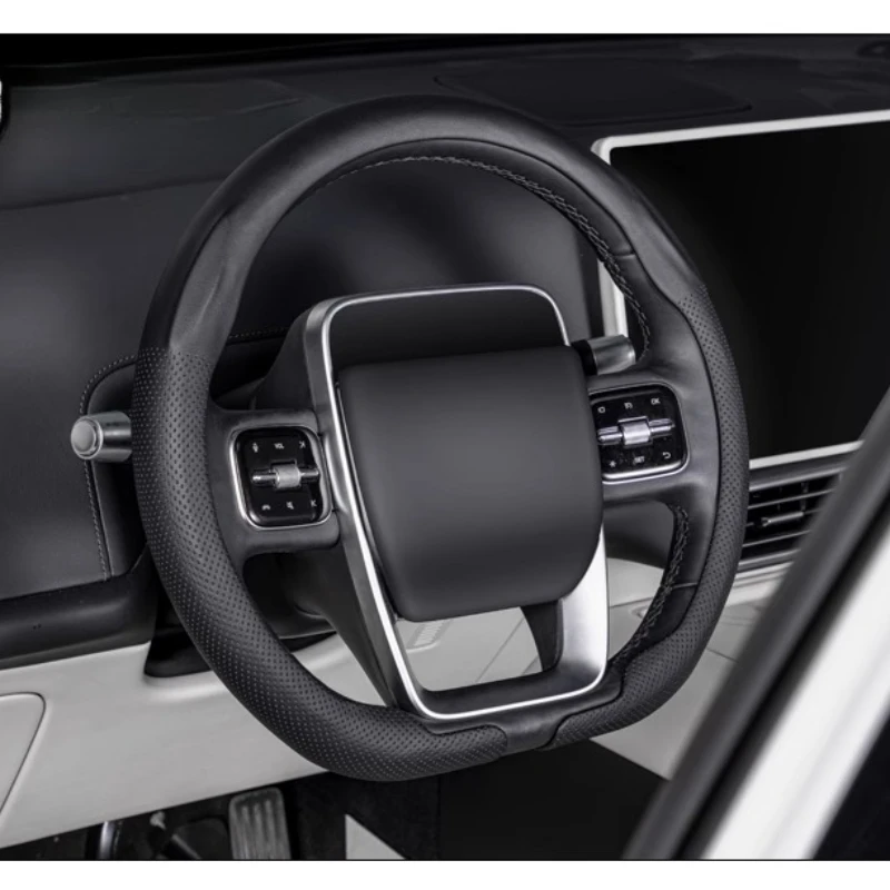 Нескользящий и поглощающий пот чехол Blueprint для VOYAH FREE + 318 Dream EV PHEV, четырехсезонный универсальный ультратонкий чехол на руль
Нескользящий и поглощающий пот чехол Blueprint для VOYAH FREE + 318 Dream EV PHEV, четырехсезонный универсальный ультратонкий чехол на руль