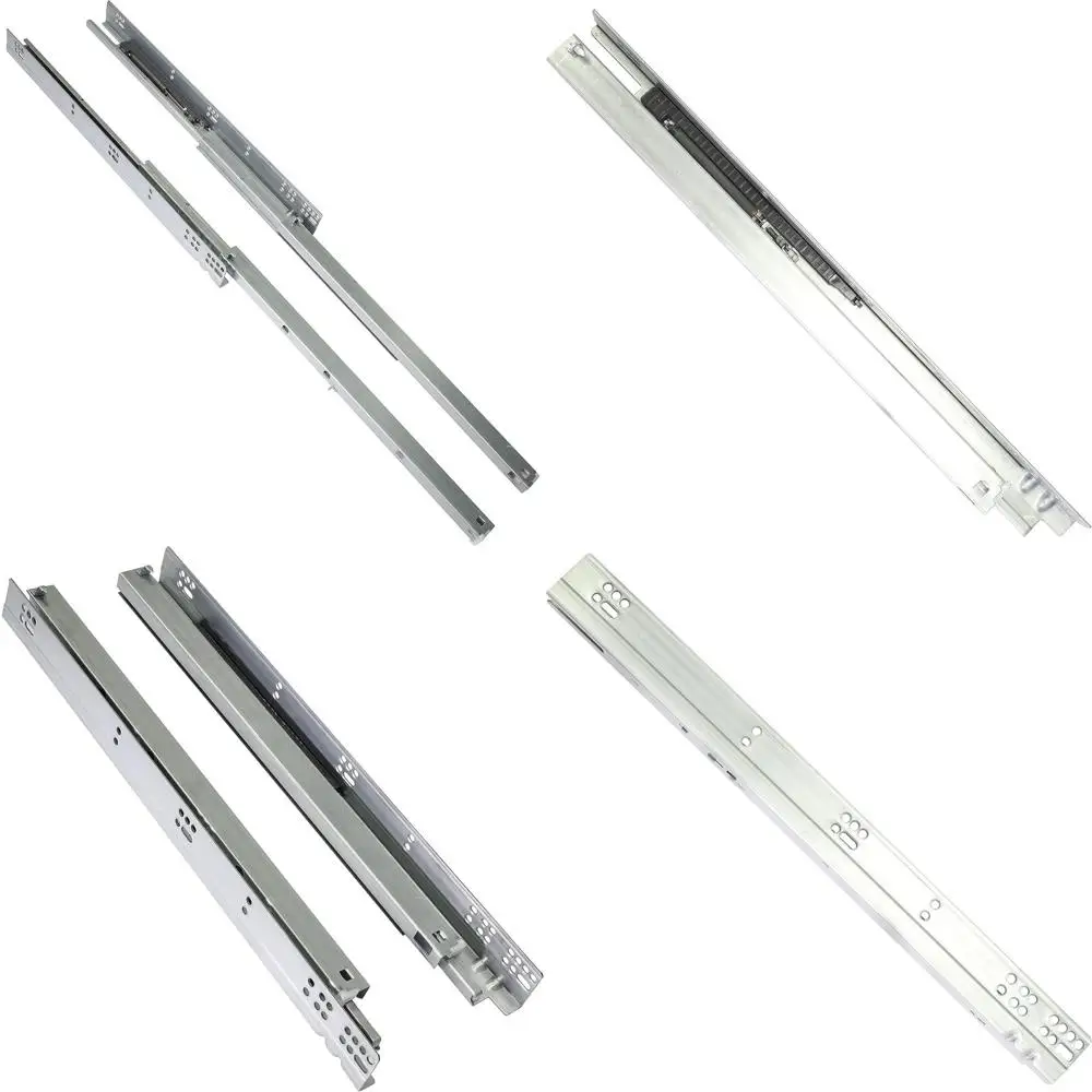 12 Soft-Close Undermount Drawer Slides with Full Extension and Silent Glides
12 Soft-Close Undermount Drawer Slides with Full Extension and Silent Glides