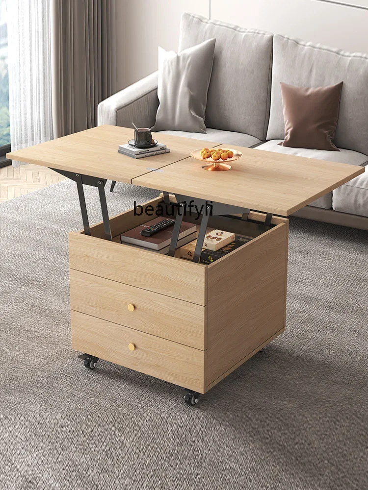 K185 Removable Lifting Coffee Table Dual-Use Nordic Multi-Function Telescopic Folding Tea Table
K185 Removable Lifting Coffee Table Dual-Use Nordic Multi-Function Telescopic Folding Tea Table