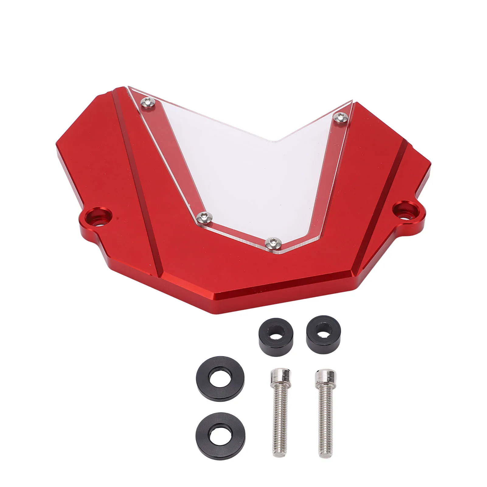 Motorcycle Front Sprocket Cover CNC Aluminium Alloy Chain Guard Protector Replacement for MT‑09 FZ09 2013‑2017Red
Motorcycle Front Sprocket Cover CNC Aluminium Alloy Chain Guard Protector Replacement for MT‑09 FZ09 2013‑2017Red