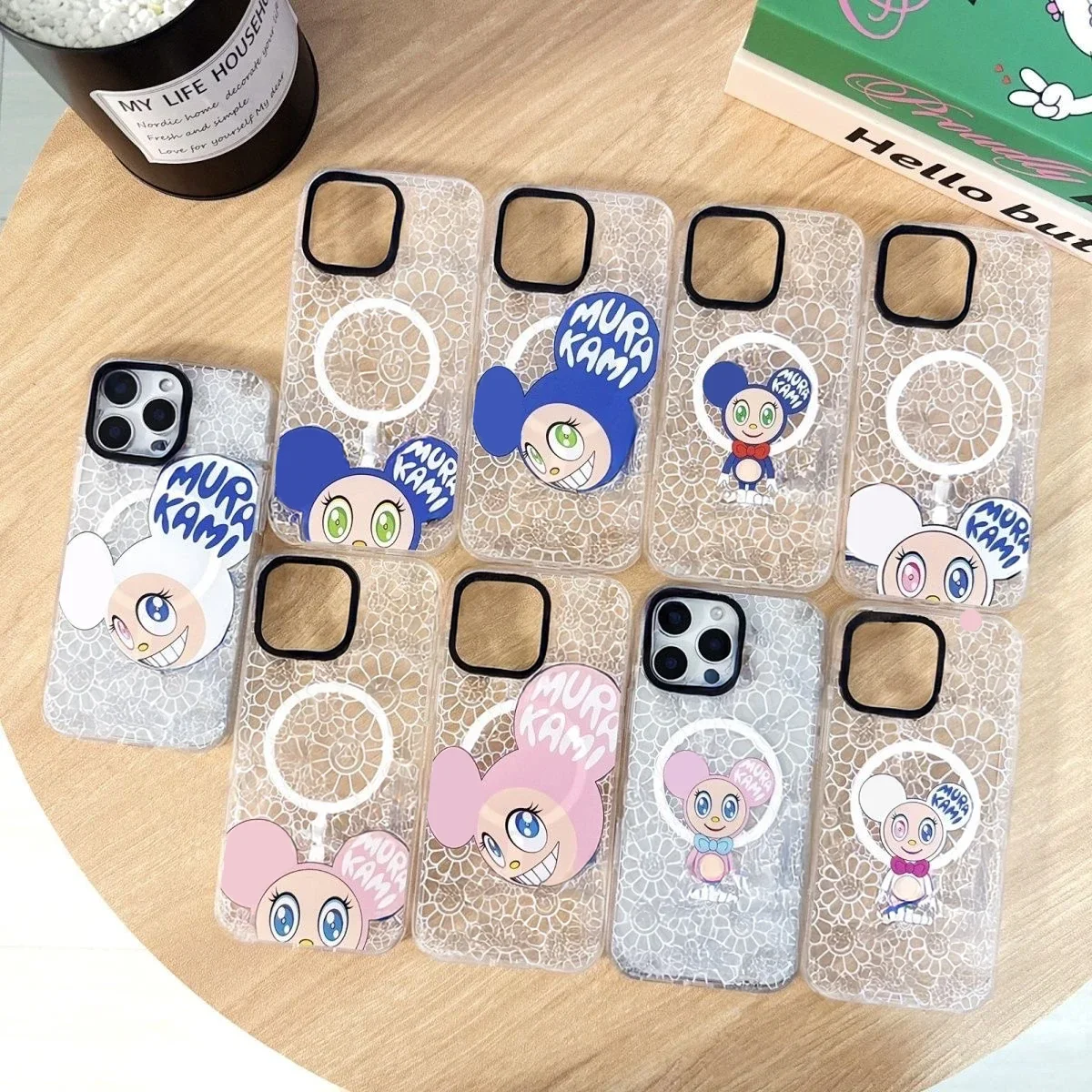 Cartoon Flower Mouse Transparent Border Magnetic Phone Case Cover for IPhone 16 15 14 13 Pro Max Case
Cartoon Flower Mouse Transparent Border Magnetic Phone Case Cover for IPhone 16 15 14 13 Pro Max Case