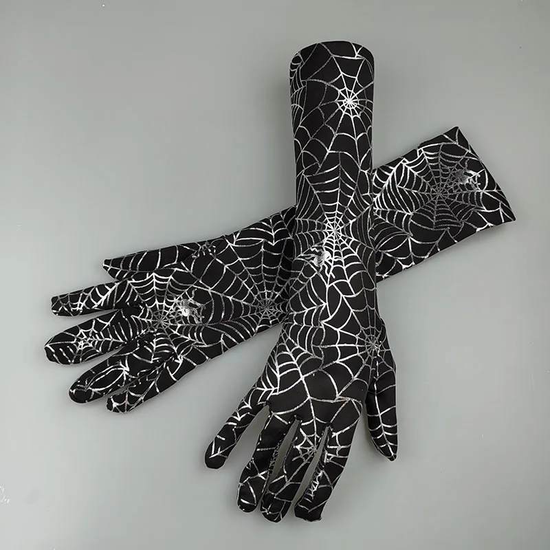 43CM Halloween Trick Decoration Props Bar Ball Party Punk Ghost Festival Spider Web Long Gloves Cosplay Women Dance Performance
43CM Halloween Trick Decoration Props Bar Ball Party Punk Ghost Festival Spider Web Long Gloves Cosplay Women Dance Performance