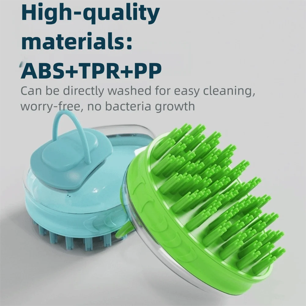Soft Silicone Bristles 2 In 1 Cat Massage Brush Shampoo Dispenser Ergonomic Design Pet Shower Comb Soothing Massage
Soft Silicone Bristles 2 In 1 Cat Massage Brush Shampoo Dispenser Ergonomic Design Pet Shower Comb Soothing Massage