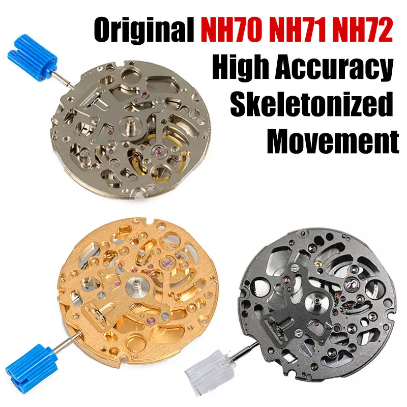 Original NH70 NH71 NH72 High Accuracy Skeletonized Movement Automatic Self-winding 24 jewels Mechanism Modification Parts Tools
Original NH70 NH71 NH72 High Accuracy Skeletonized Movement Automatic Self-winding 24 jewels Mechanism Modification Parts Tools