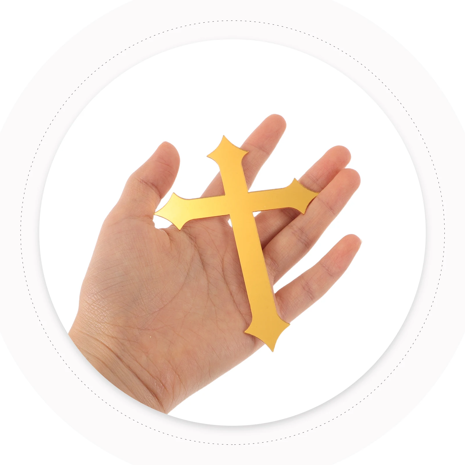 20pcs Baptism Cake Decorations Gold Cross Cupcake Topper Elegant Mirror Finish Lightweight Party Props Christening Celebration
20pcs Baptism Cake Decorations Gold Cross Cupcake Topper Elegant Mirror Finish Lightweight Party Props Christening Celebration