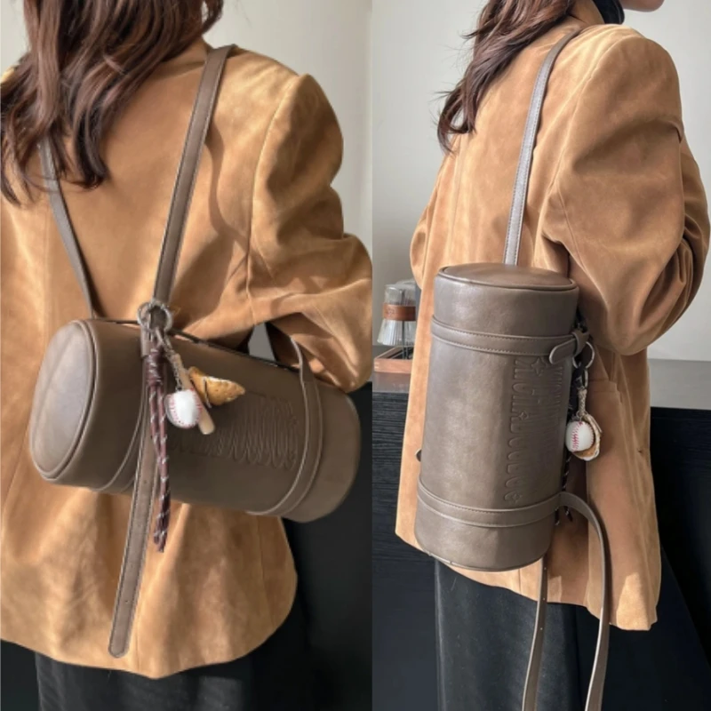 Cylinder Pillow Bag for Women Multifunctional Shoulder Crossbody Bag with Pendant Winter Luxury Designer Handbag
Cylinder Pillow Bag for Women Multifunctional Shoulder Crossbody Bag with Pendant Winter Luxury Designer Handbag