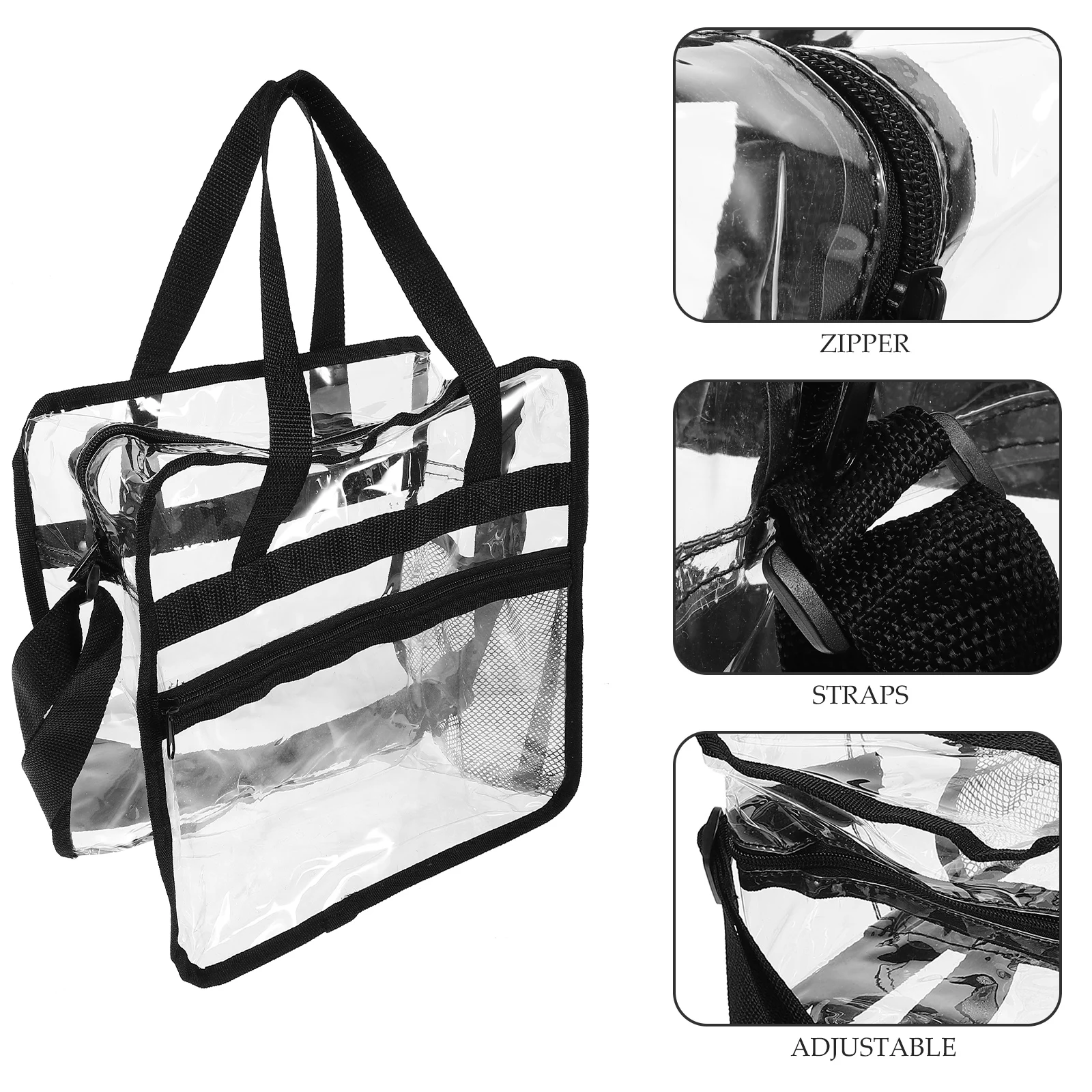 Transparent H Clear Design Toiletry Bag Tote Clear PVC Large Capacity Waterproof Travel Toiletry Bag Beach Shopping Storage
Transparent H Clear Design Toiletry Bag Tote Clear PVC Large Capacity Waterproof Travel Toiletry Bag Beach Shopping Storage