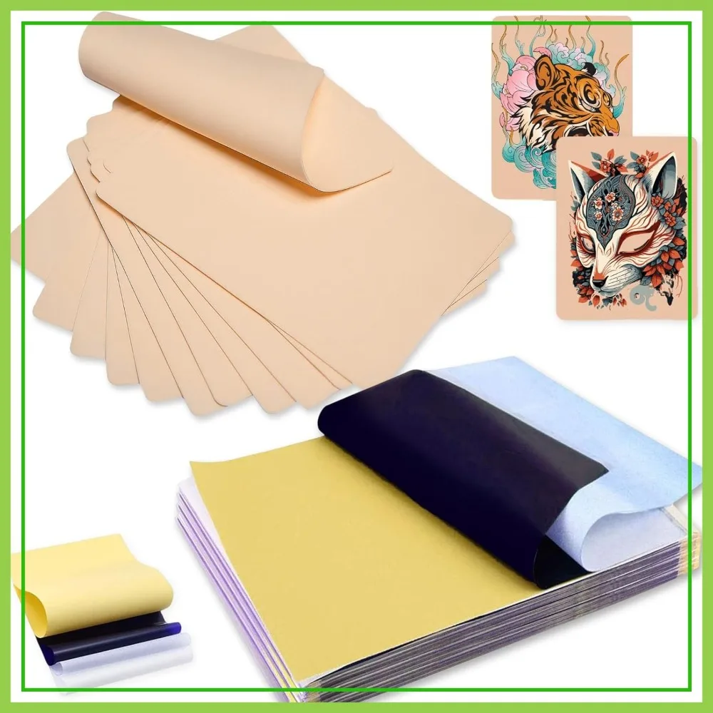 30PCS Tattoo Practice Skin with Transfer Paper Kit - Double Sided Fake Skin & Stencil Paper for Tattoo Supplies
30PCS Tattoo Practice Skin with Transfer Paper Kit - Double Sided Fake Skin & Stencil Paper for Tattoo Supplies