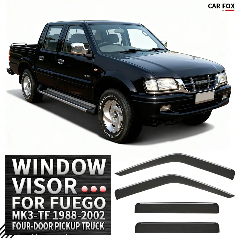 For Isuzu Fuego MK3 TF 1988-2002 CAR Window Visor Vent Wind Deflectors Visor Rain Guard Shades Visor Body Kit
For Isuzu Fuego MK3 TF 1988-2002 CAR Window Visor Vent Wind Deflectors Visor Rain Guard Shades Visor Body Kit