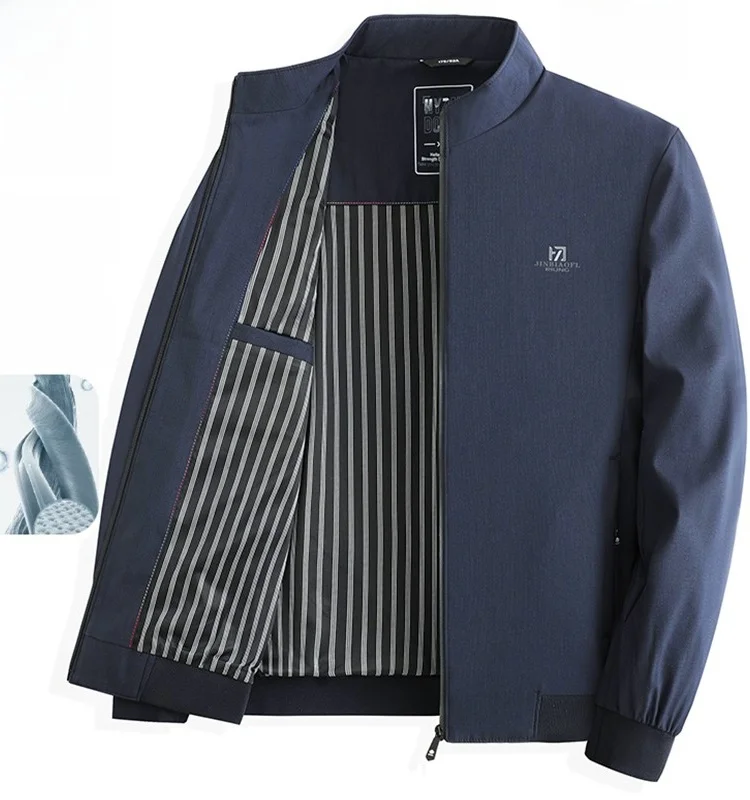 Busin Casual Wooden Du Dad Jaet Anti-Wrinkle Stand Collar Men's Coat Spring 2023 Stand Fit Long Sve Zipper
Busin Casual Wooden Du Dad Jaet Anti-Wrinkle Stand Collar Men's Coat Spring 2023 Stand Fit Long Sve Zipper