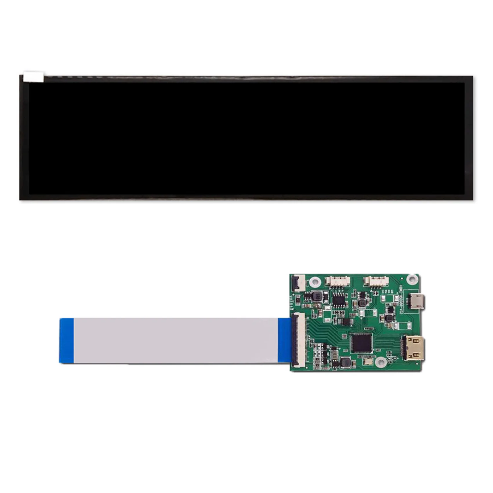 8.8-Inch 1920X480 Resolution 600-Brightness Bar LCD Display, MIPI Interface, HSD088IPW1-A00 with Driver Board
8.8-Inch 1920X480 Resolution 600-Brightness Bar LCD Display, MIPI Interface, HSD088IPW1-A00 with Driver Board