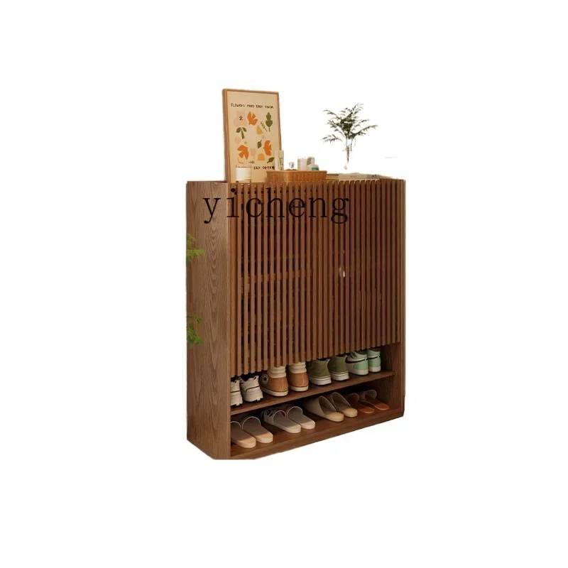 Solid Wood Shoe Cabinet for Home Entrance, Large Capacity Multi-layer Entryway Cabinet, New Chinese Style Shoe Cabinet
Solid Wood Shoe Cabinet for Home Entrance, Large Capacity Multi-layer Entryway Cabinet, New Chinese Style Shoe Cabinet