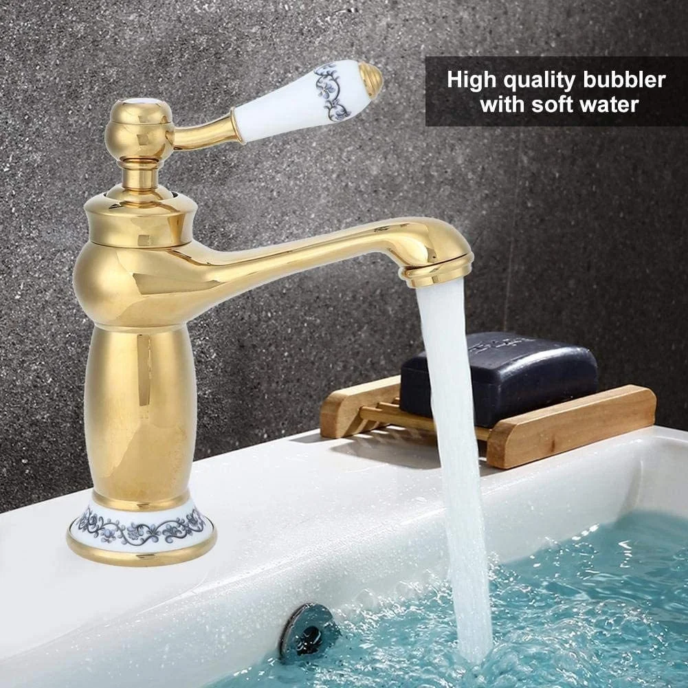 European Style Brass Faucet with Solid Copper Construction Leak Resistant Valve Core and Anti Splash Spout for Washbasins
European Style Brass Faucet with Solid Copper Construction Leak Resistant Valve Core and Anti Splash Spout for Washbasins