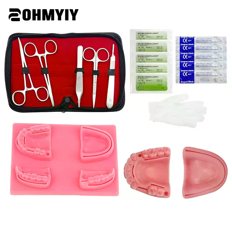 Silicone Suture Pad Kit Dental Suture Practice Kit Nylon Silk Medical Training With Skin Pad Model Tool For Practice Exercises
Silicone Suture Pad Kit Dental Suture Practice Kit Nylon Silk Medical Training With Skin Pad Model Tool For Practice Exercises