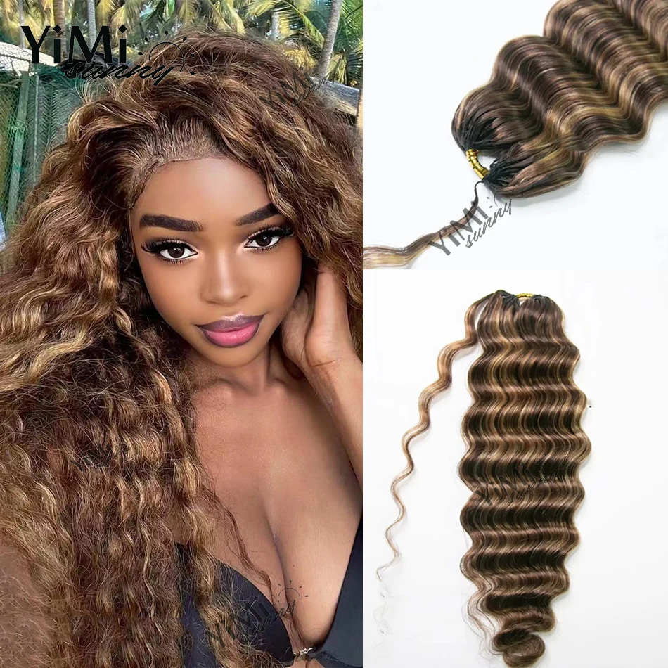 Deep Wave Feather Crochet Human Hair Extensions Highlight Honey Brown Colored Reusable Feather Crochet Human Hair Yimisunny
Deep Wave Feather Crochet Human Hair Extensions Highlight Honey Brown Colored Reusable Feather Crochet Human Hair Yimisunny