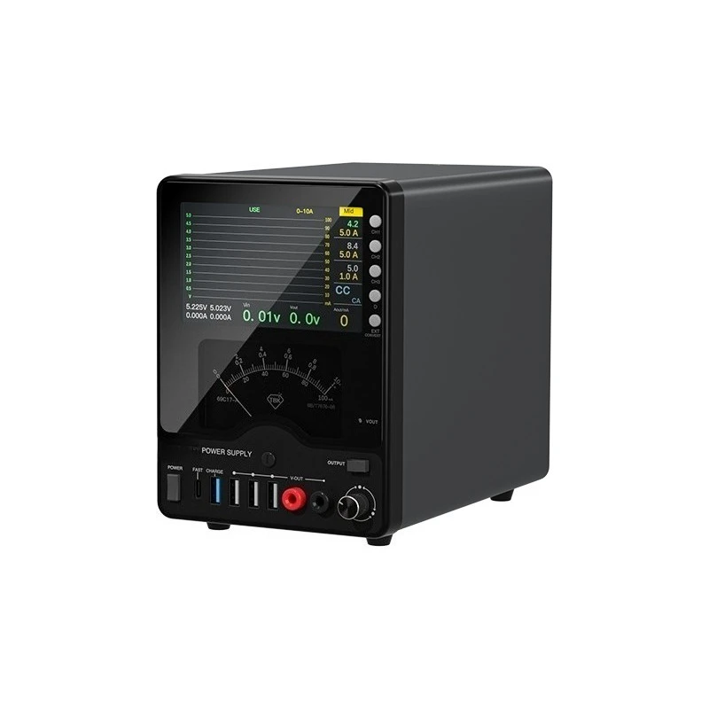 30V 10A Constant Voltage Current‑Limiting Charging Power Supply for Mobile Phone and Computer Motherboard Maintenance
30V 10A Constant Voltage Current‑Limiting Charging Power Supply for Mobile Phone and Computer Motherboard Maintenance