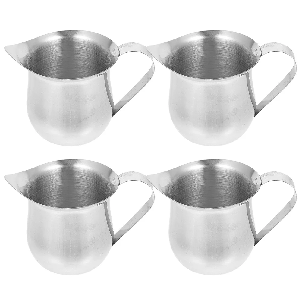 4pcs Stainless Steel Milk Cup Mini Measuring Cup For Coffee Espresso Shot Creamer Pitcher Household Kitchen Bar Tool
4pcs Stainless Steel Milk Cup Mini Measuring Cup For Coffee Espresso Shot Creamer Pitcher Household Kitchen Bar Tool