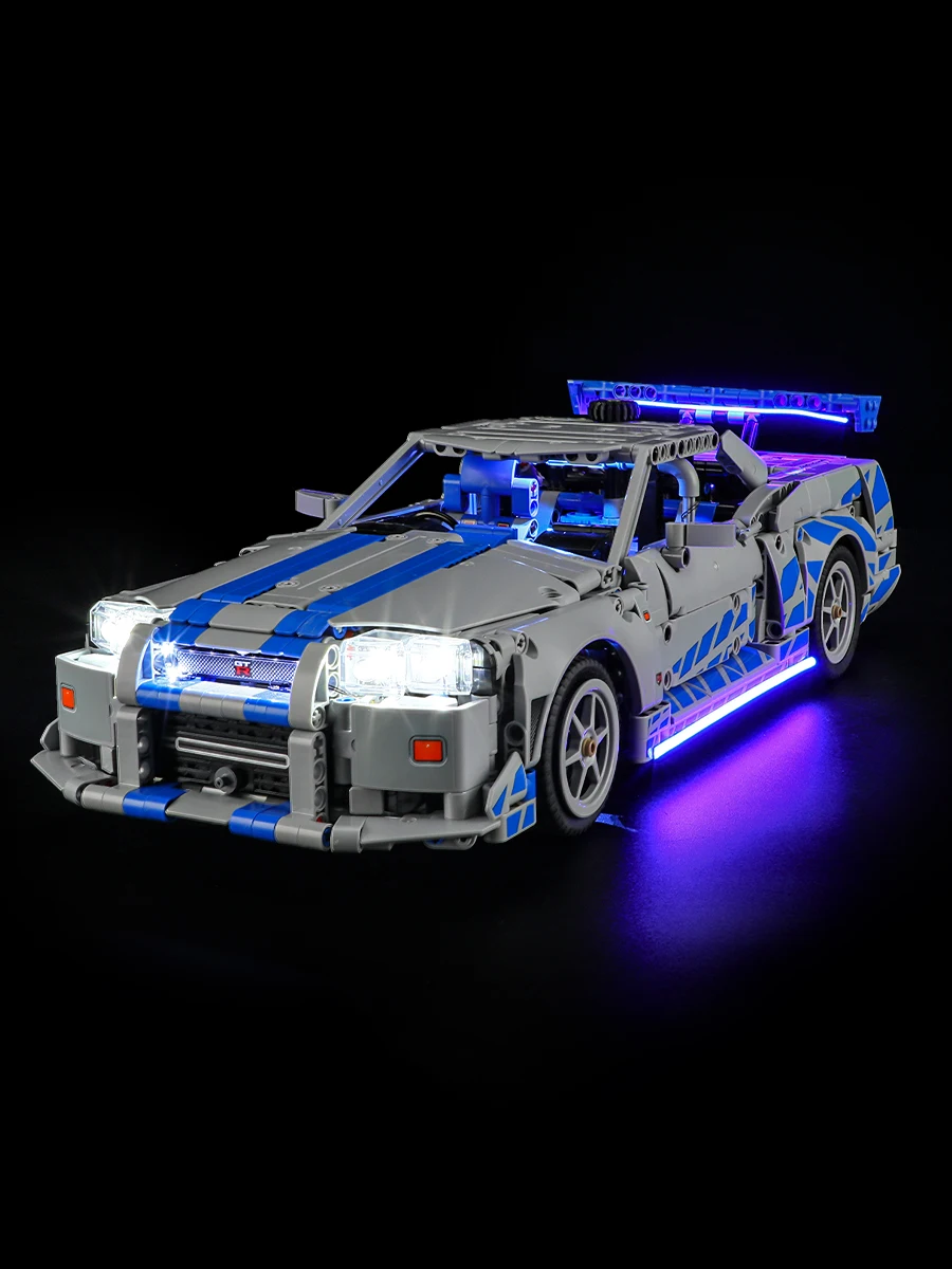 (Only LED Light No Bricks) 42210 Fast Furious Skyline Car (R34) Car Ideas (Not Include Building Blocks Kits Sets Model)
(Only LED Light No Bricks) 42210 Fast Furious Skyline Car (R34) Car Ideas (Not Include Building Blocks Kits Sets Model)