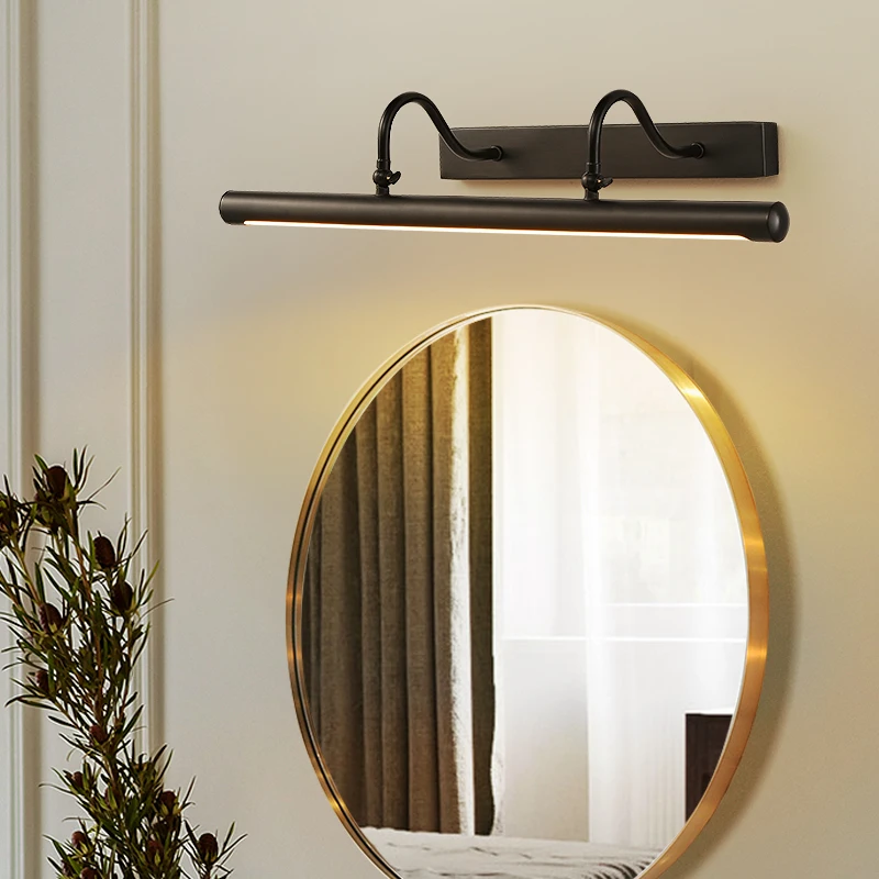 Brass vanity lamp, Modern Simple living room Mural lighting fixtures, Led lamp, Bathroom mirrror lamp
Brass vanity lamp, Modern Simple living room Mural lighting fixtures, Led lamp, Bathroom mirrror lamp