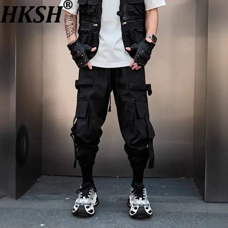 HKSH Trendy Brand Men's Tide Dark Workwear Cargo Pants New Spring Autumn Safari Style Multi-Pockets Thicken High Street HK20627
HKSH Trendy Brand Men's Tide Dark Workwear Cargo Pants New Spring Autumn Safari Style Multi-Pockets Thicken High Street HK20627