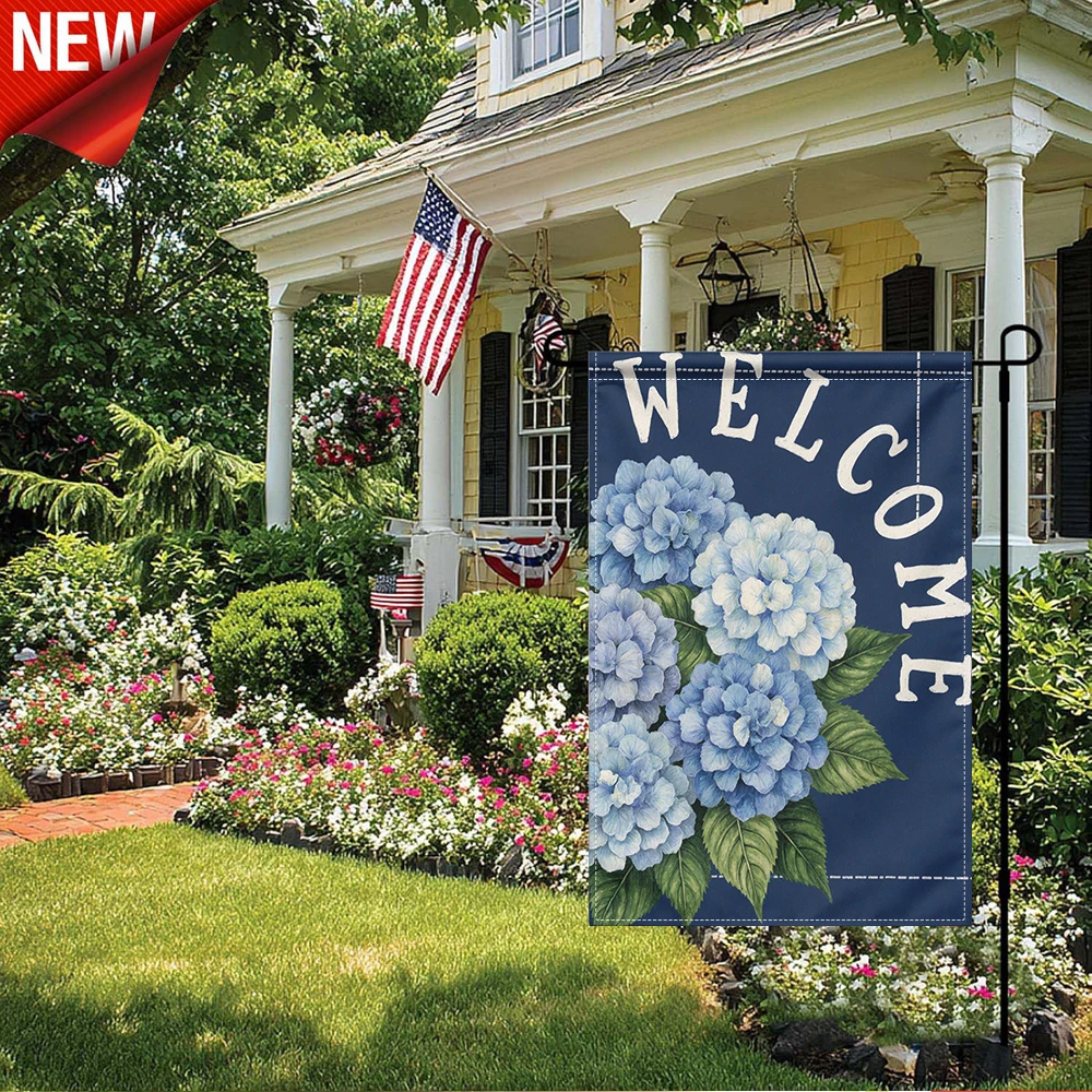 1PC, Welcome Blue Hydrangea Print Garden Flag Outdoor Decorative Yard Welcome Flag for Patio Lawn Porch
1PC, Welcome Blue Hydrangea Print Garden Flag Outdoor Decorative Yard Welcome Flag for Patio Lawn Porch