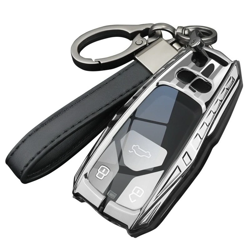 Premium Zinc Alloy Key Cover Case for Audi A6L/A4L/Q5L/A8/A7/Q8/A5/A3L/Q4 E-tron - Protective Key Fob Shell Keybag Keychain
Premium Zinc Alloy Key Cover Case for Audi A6L/A4L/Q5L/A8/A7/Q8/A5/A3L/Q4 E-tron - Protective Key Fob Shell Keybag Keychain