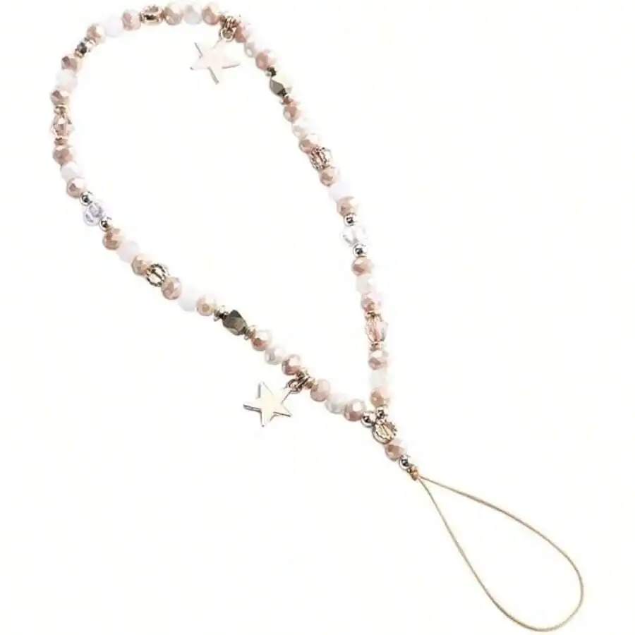 Five-Pointed Star Beaded Phone Strap With Detachable Lanyard For Adult Mobile Accessories
Five-Pointed Star Beaded Phone Strap With Detachable Lanyard For Adult Mobile Accessories