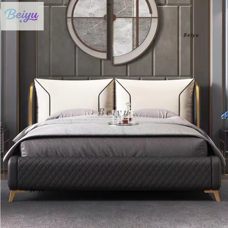 Light luxury post-modern double master bedroom leather bed simple Internet celebrity small apartment 1.8m storage wedding bed so
Light luxury post-modern double master bedroom leather bed simple Internet celebrity small apartment 1.8m storage wedding bed so