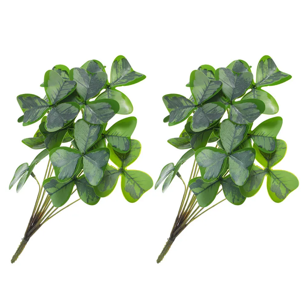 2pcs 2 Bunch Artificial Shamrock Branch Faux Leaves For Home Party Holiday Decor Indoor Green Plant Arrangement Fake Shamrock
2pcs 2 Bunch Artificial Shamrock Branch Faux Leaves For Home Party Holiday Decor Indoor Green Plant Arrangement Fake Shamrock