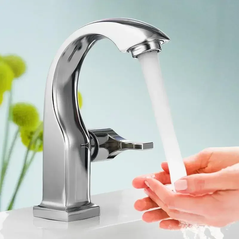 Basin Faucets Chrome Modern Bathroom Faucet Deck Mounted Washbasin Swan Neck Waterfall Spout Single Handle Sink Bath Mixer Tap
Basin Faucets Chrome Modern Bathroom Faucet Deck Mounted Washbasin Swan Neck Waterfall Spout Single Handle Sink Bath Mixer Tap