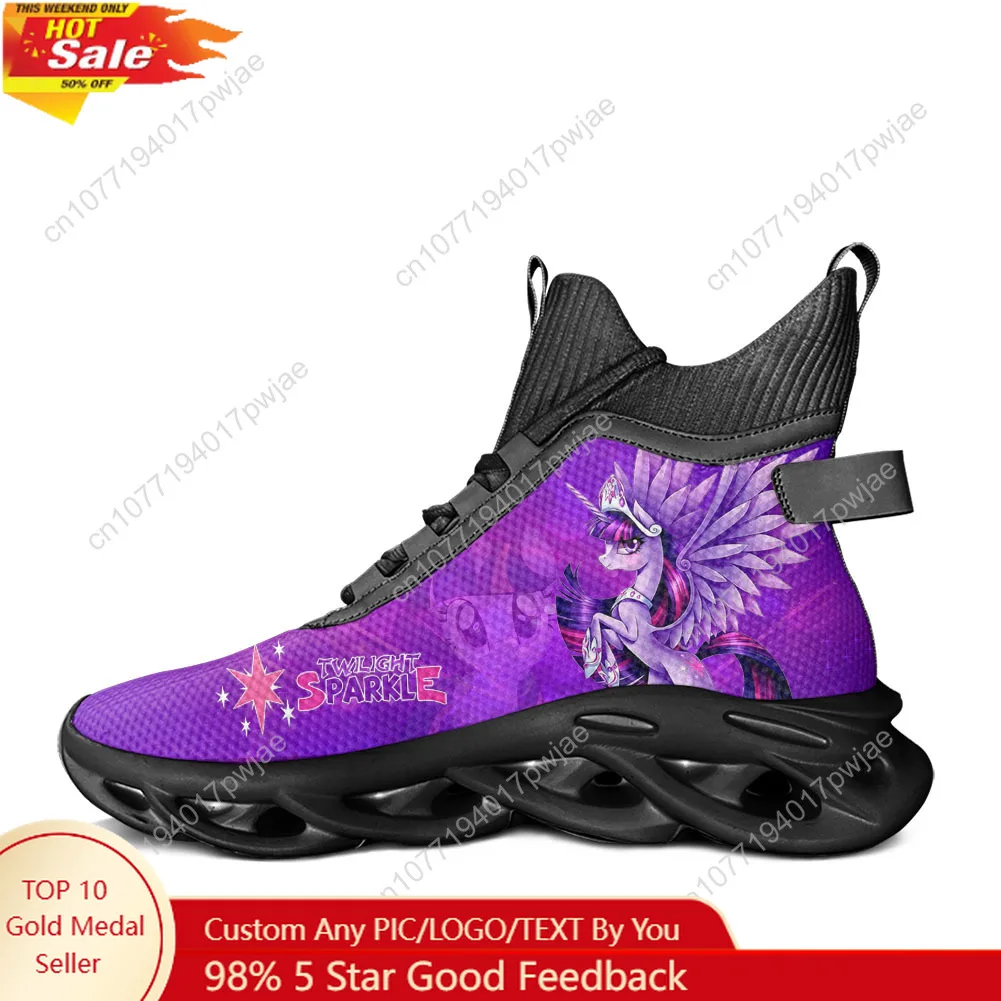 My Little Pony Twilight Sparkle High-Top Running & Athletic Shoes — Lightweight Casual Footwear (Unisex) Sneakers
My Little Pony Twilight Sparkle High-Top Running & Athletic Shoes — Lightweight Casual Footwear (Unisex) Sneakers