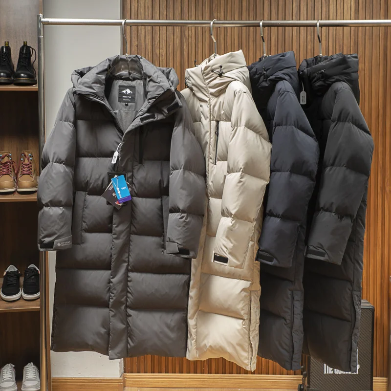 New 90% Grey Goose Down Jacket Men Super Thick Long Jackets for Winter Hooded Coats Waterproof Couple Puffer
New 90% Grey Goose Down Jacket Men Super Thick Long Jackets for Winter Hooded Coats Waterproof Couple Puffer