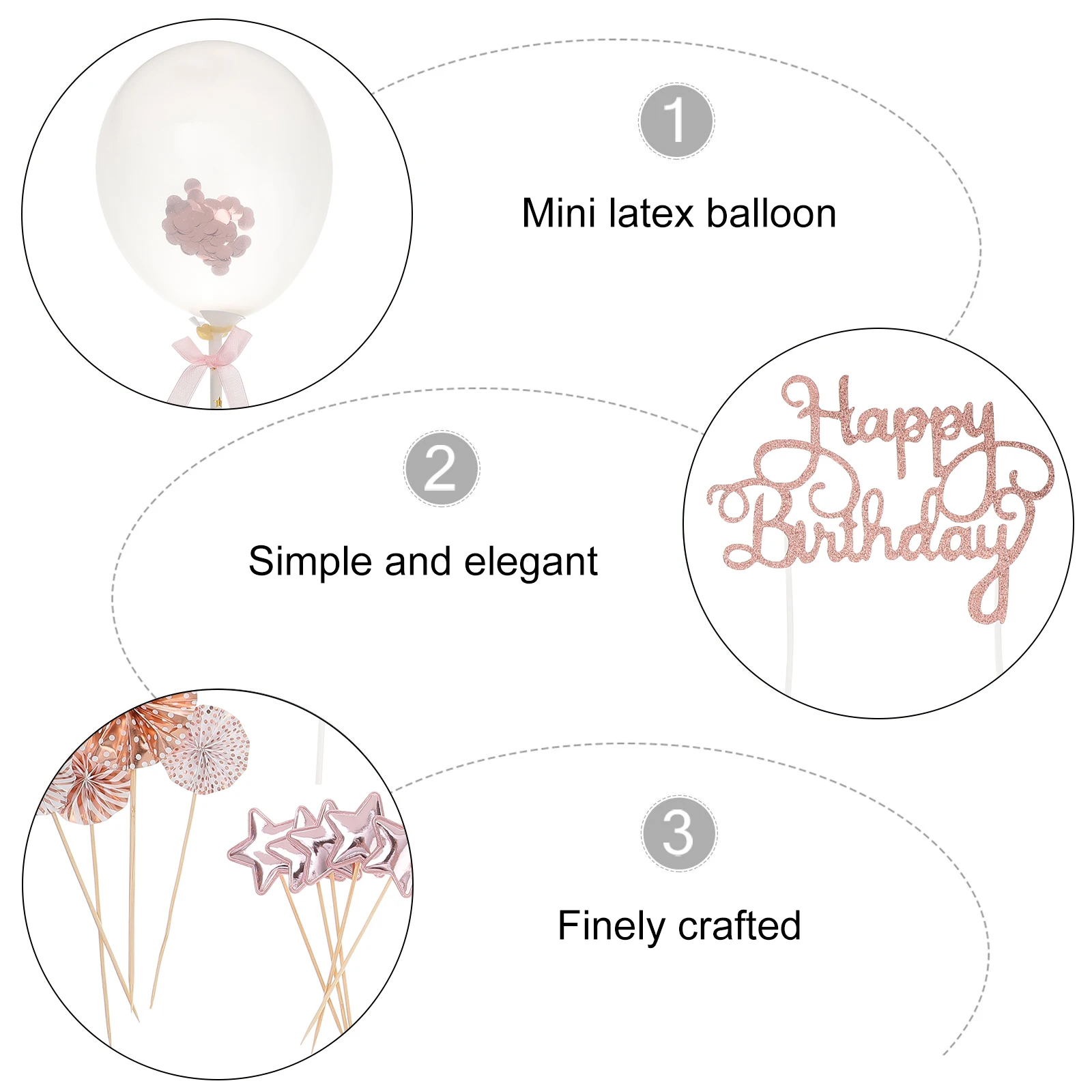 17 Pcs Cake Insert Set Decorating Materials Decorations for Women Family Birthday Party Topper Making Supplies Pu Toppers
17 Pcs Cake Insert Set Decorating Materials Decorations for Women Family Birthday Party Topper Making Supplies Pu Toppers