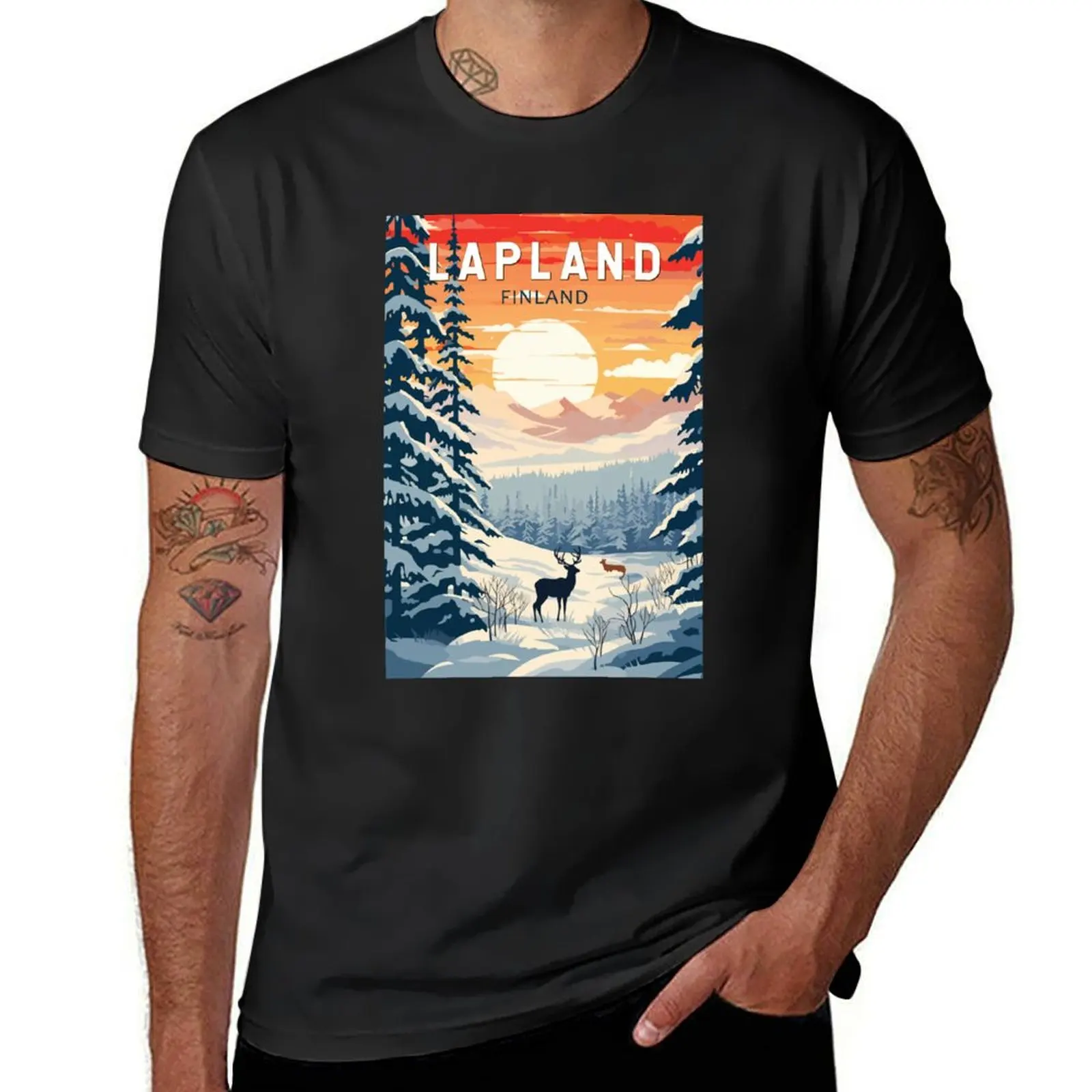 Lapland Finland Travel Art Vintage T-Shirt shirts graphic tees animal prinfor boys korean fashion mens t shirts casual stylish
Lapland Finland Travel Art Vintage T-Shirt shirts graphic tees animal prinfor boys korean fashion mens t shirts casual stylish