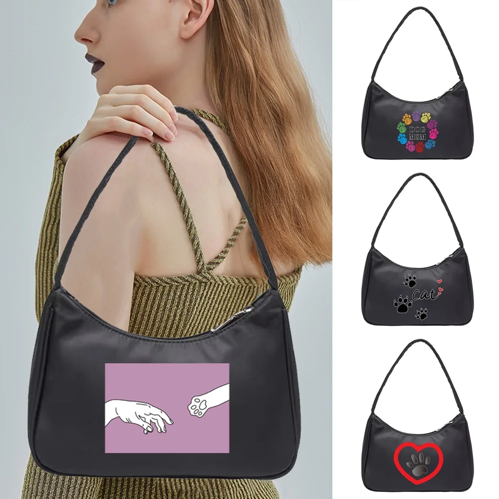 Women Bag Armpit Shoulder Bag Small Shoulder Purse Underarm Bags Clutch Women Summer Footprints Print Handbags Zipper Tote Pouch
Women Bag Armpit Shoulder Bag Small Shoulder Purse Underarm Bags Clutch Women Summer Footprints Print Handbags Zipper Tote Pouch