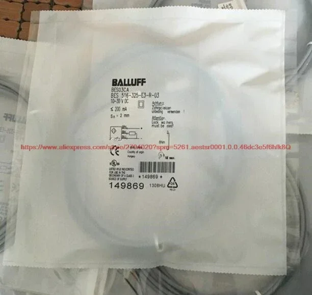 100% NEW BES 516-325-E3-R-03 M12 Proximity Switch DC PNP Normally Open Inductive Sensor
100% NEW BES 516-325-E3-R-03 M12 Proximity Switch DC PNP Normally Open Inductive Sensor
